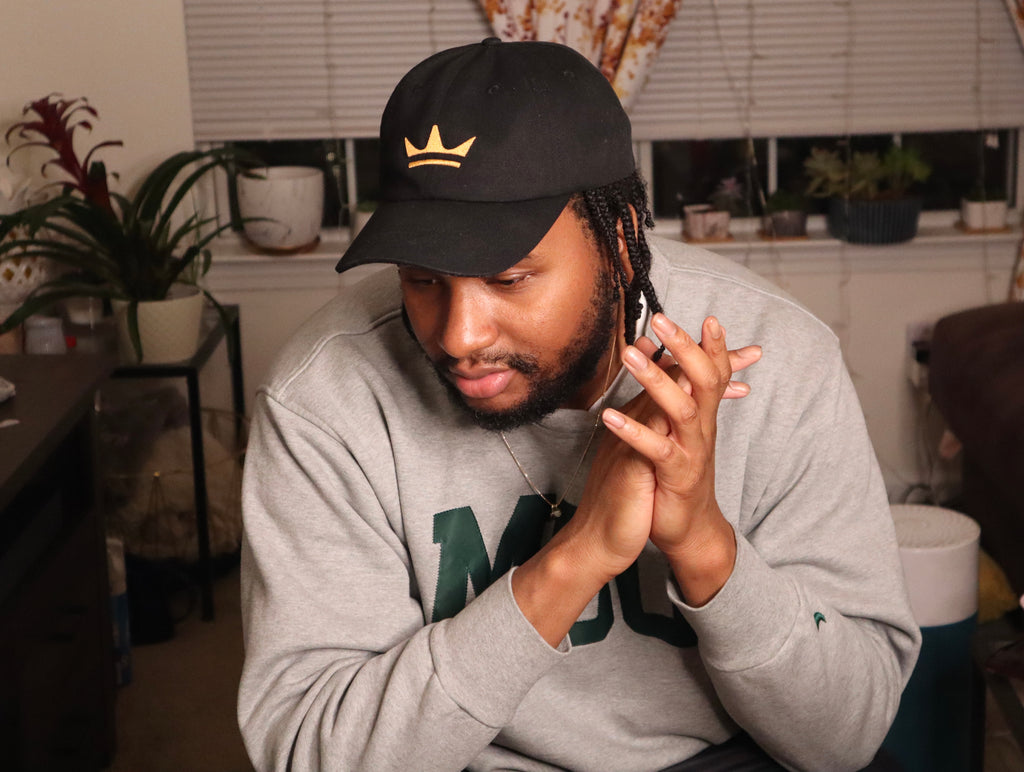 Satin-Lined Bucket hat - Black